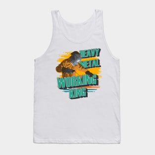 Heavy metal working king Welder quote funny Tank Top